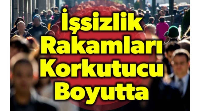 Korkutucu işsizlik rakamları