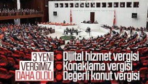 Yeni vergi düzenlemesi Meclis'ten geçti