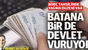 Borç tahsilinde yagma düzeni