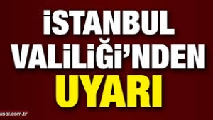 İstanbul Valiliği'nden fırtına uyarısı