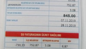 Vatandaşı isyan ettiren faturalar