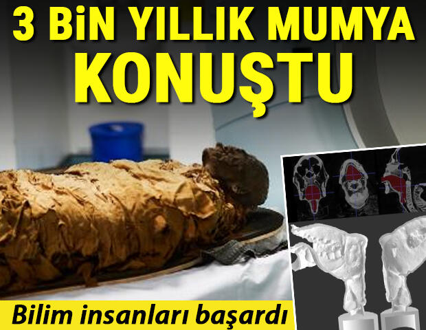 3 bin yıllık mumya konuştu....