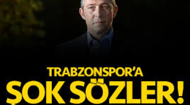 Ali Koç'tan şok sözler: Trabzonspor sırtını devlete dayamış