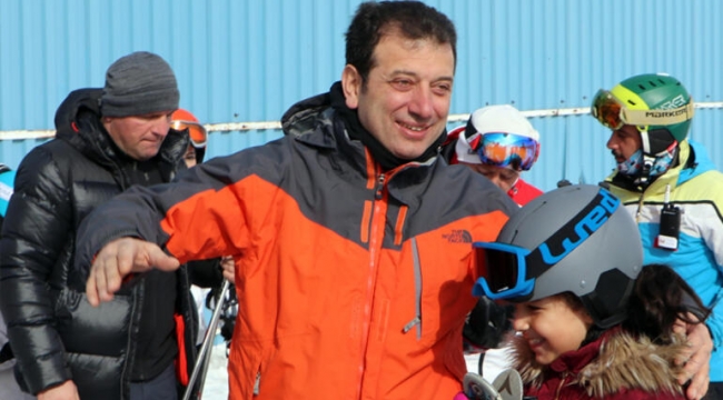 Ekrem İmamoğlu'nun kayak fotoğrafı yanlış oldu