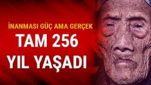 250 yıl yaşamanın sırrı