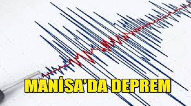 Manisa'da 4.0 büyüklüğünde deprem