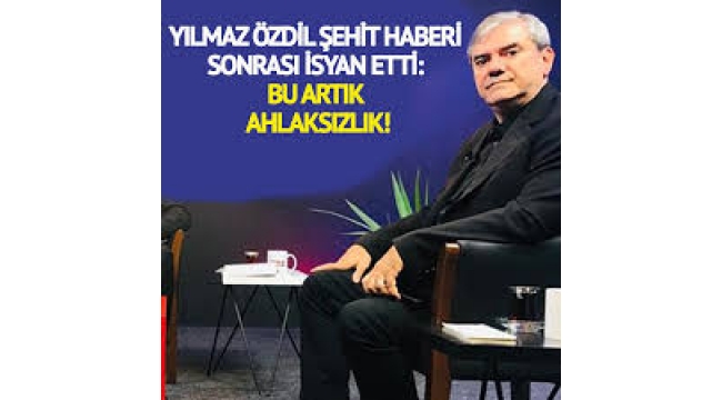 Yılmaz Özdil isyan etti: Bu artık ahlaksızlık!