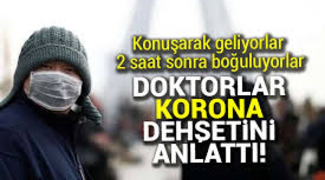 Konuşarak geliyorlar 2 saat sonra boğuluyorlar