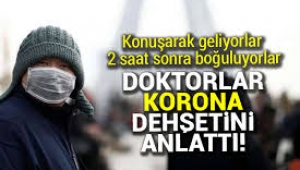 Konuşarak geliyorlar 2 saat sonra boğuluyorlar