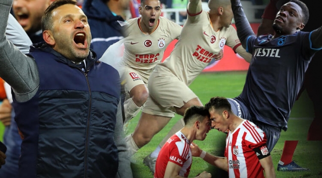 Süper Lig'de şampiyonu ve küme düşecek takımları açıkladılar!