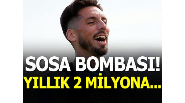 Trabzonspor'da Sosa gelişmesi! 2 milyon euroya...
