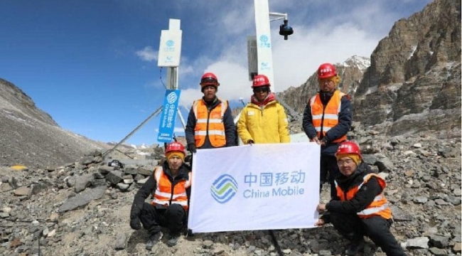 Huawei, Everest'in tepesine 5G antenleri kurdu