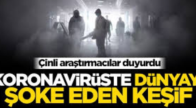 Korona virüste dünyayı şoke eden keşif