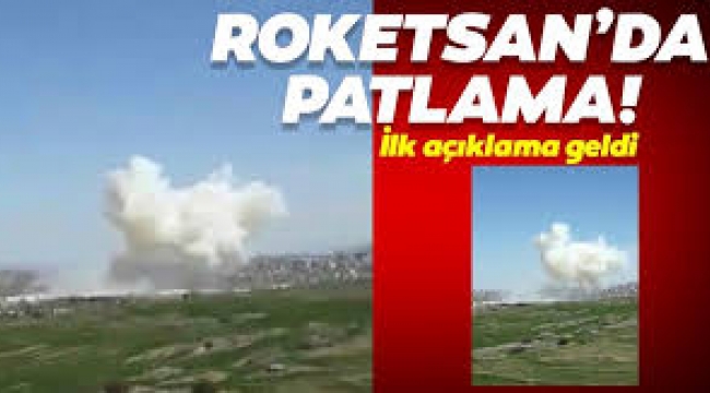 Roketsan'da patlama