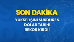 Dolar tarihi rekoru kırdı