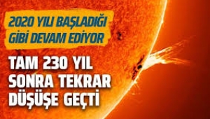 NASA kötü haberi duyurdu: Güneş solar minimum dönemine girdi  