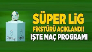 Süper Lig'de 5 haftalık program açıklandı