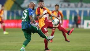 Galatasaray Rize'de ağır yaralı: 2-0  