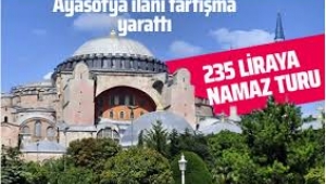 Ayasofya'ya namaz turları başladı