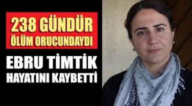 Ebru Timtik'ten acı haber