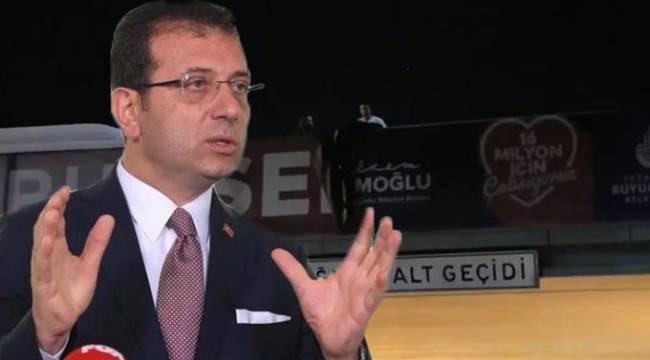 İmamoğlu'ndan Kanal İstanbul afişlerinin polisler tarafından sökülmesine tepki