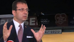 İmamoğlu'ndan Kanal İstanbul afişlerinin polisler tarafından sökülmesine tepki
