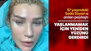 57 yaşındaki Seda Sayan yüzüne Fransız askısı yaptırdı  