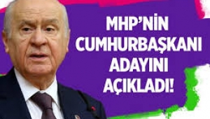 Devlet Bahçeli, Cumhurbaşkanı adayını açıkladı...