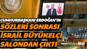 Erdoğan konuştu, İsrail büyükelçisi salonu terketti