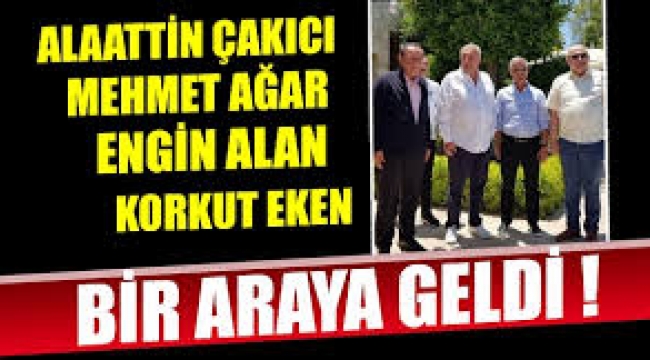 Alaattin Çakıcı, Mehmet Ağar, Engin Alan, Korkut Eken bir arada