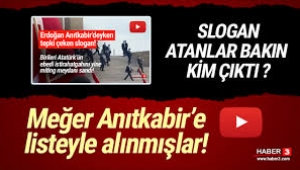 Anıtkabir'de slogan atanlar kim çıktı