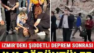 İzmir'den kötü haberler geliyor! Yıkılan binalar var işte ilk görüntüler  