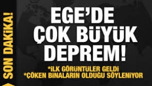 Ege ve Marmara bölgesinde şiddetli deprem