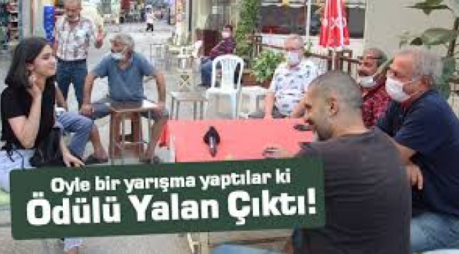 Geleneksel Yalan Yarışması'nın ödülü de yalan çıktı