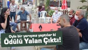 Geleneksel Yalan Yarışması'nın ödülü de yalan çıktı