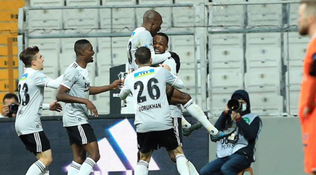 Beşiktaş, 10 kişi kalan Başakşehir'e acımadı: 3-2