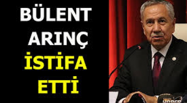 Bülent Arınç, Yüksek İstişare Kurulu görevinden istifa etti