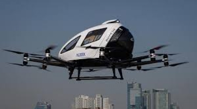 Drone taksiler ilk uçuşlarını gerçekleştirdi