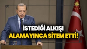 Erdoğan'dan kendisini alkışlamayanlara sitem