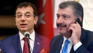 Fahrettin Koca'dan Ekrem İmamoğlu'na telefon