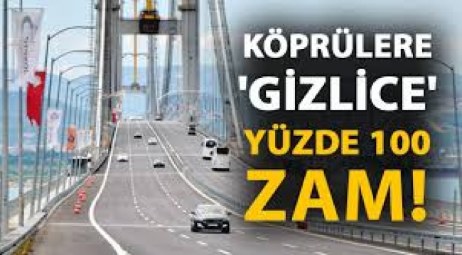 Fatih Altaylı: Köprülere gizlice yüzde 100 zam yaptılar