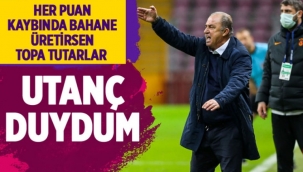 Fatih Terim her puan kaybında bahane aradı topa tutuldu: Utanç duydum