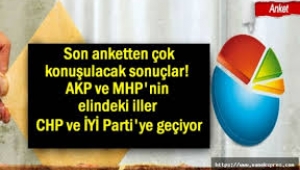 Son anket: 'AKP ve MHP 6 ili daha kaybediyor'