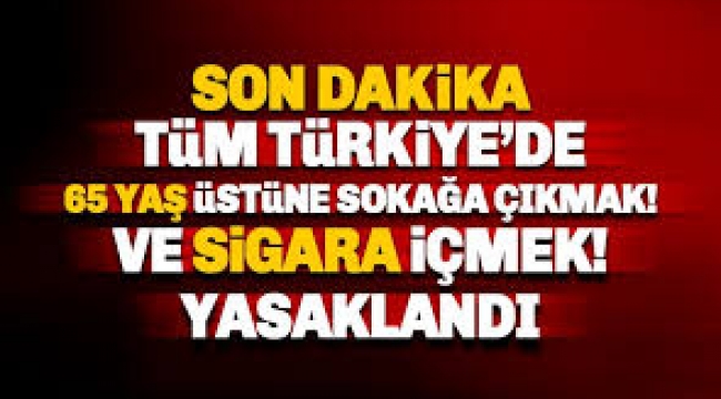 Türkiye genelinde sigara yasağı