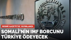 Türkiye, Somali'nin IMF'ye olan borcunu ödeyecek