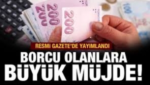 Vergi ve prim borcu yapılandırması Resmi Gazete'de yayımlandı