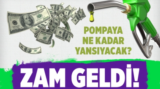 Benzin ve motorine zam yapıldı! 