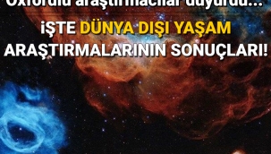 Oxford dünya dışı yaşam araştırmasının sonuçlarını açıkladı