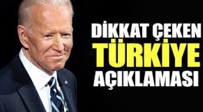 Seçilmiş ABD Başkanı Biden'dan bomba 'Türkiye' açıklaması