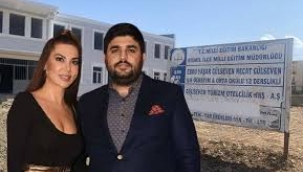 tv100'ün patronu Necat Gülseven eşi Ebru Yaşar adına okul yaptırdı